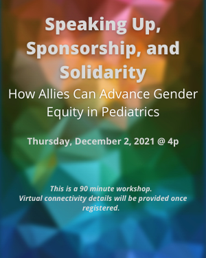 Speaking Up, Sponsorship, and Solidarity