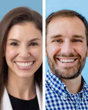 Drs. Emilee Lewis and Alex Ahearn