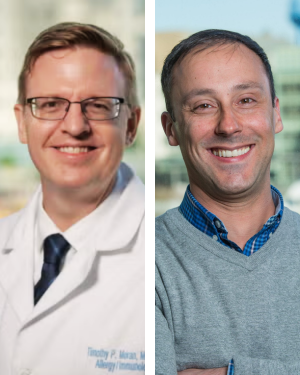 Timothy P. Moran, MD, PhD, and Michael Kulis, PhD