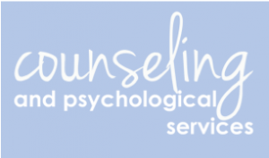 UNC Counseling and Psychological Services logo. Links to https://caps.unc.edu/