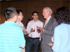 Dr. Sharp with a group of students