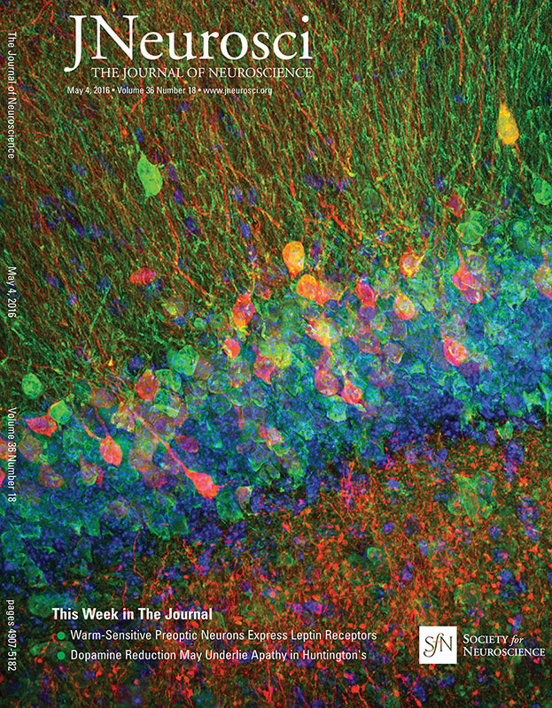 Juan Song's Lab Makes the Cover of The Journal of Neurosciences |  Pharmacology