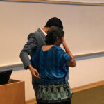 Dr. Lucas Aponte-Collazo and his mother after successfully defending his PhD