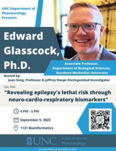 Ed Glasscock, PhD, seminar flyer
