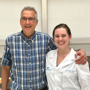 Dr. Lee Graves with Dr. Emily Fennell, after her PhD defense