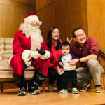 Santa and family at Annual Awards Holiday Party 2022