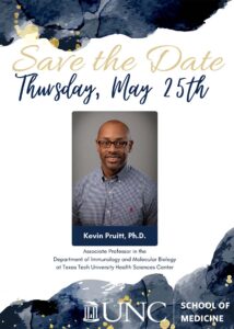 05-25-23 Kevin Pruitt, PhD, seminar speaker flyer