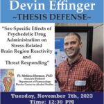 Poster of Dr. Devin Effinger's thesis