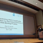 Bryan presents his PhD thesis at his defense.