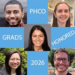 PHCO Grads honored at Graduate Student Recognition Ceremony 2026 for being recipients of external grant awards.