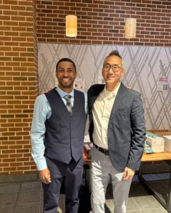Michael Sturdivant, PhD and William Kim, PhD at Dr. Sturdivcant's defense
