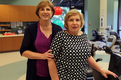 Diane Meyer and Barbara Guiffre at the UNC Center for Rehabilitation Care