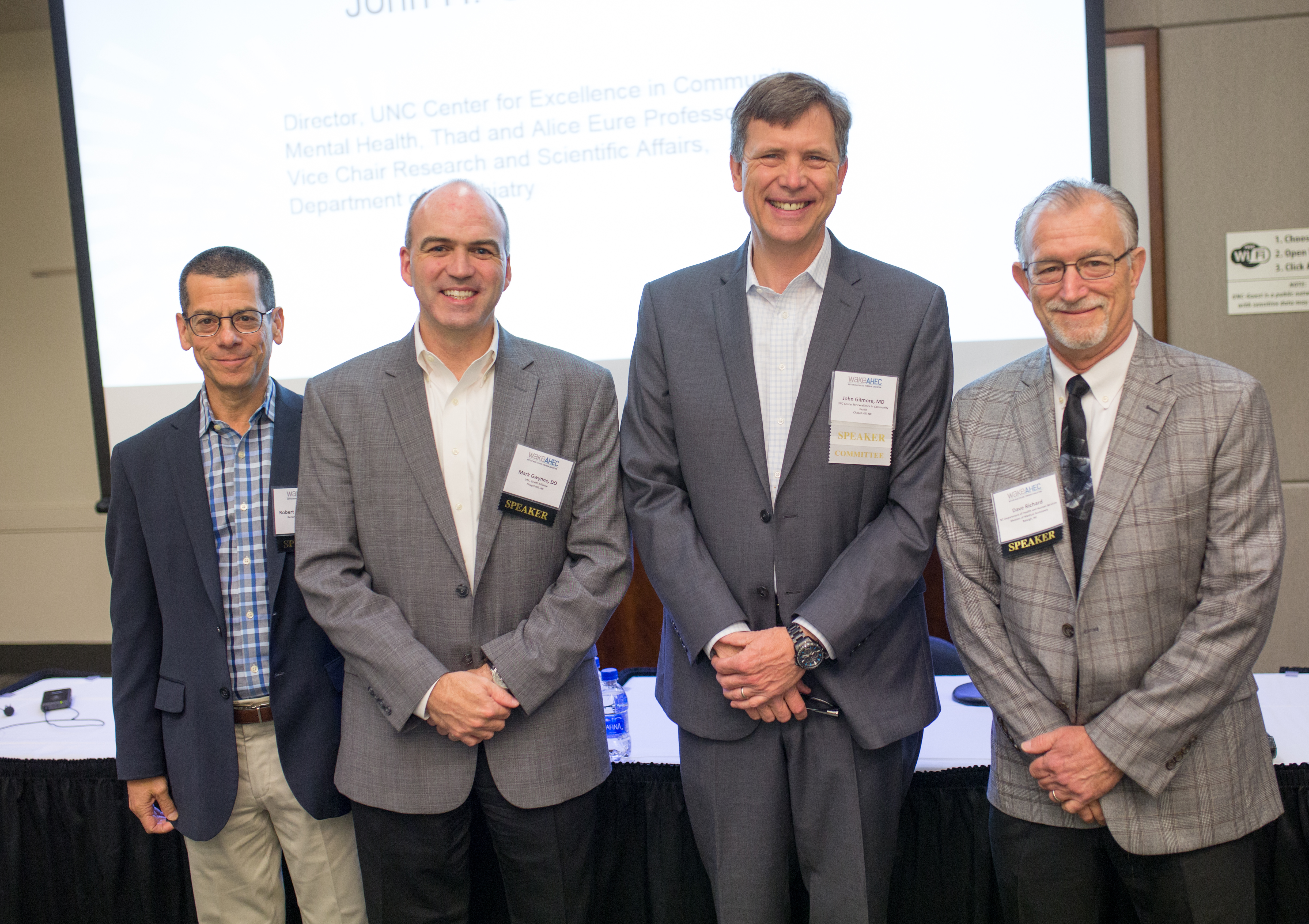 Robert Goldberg, MBA  Mark Gwynne, DO John Gilmore, MD. and Dave Richard