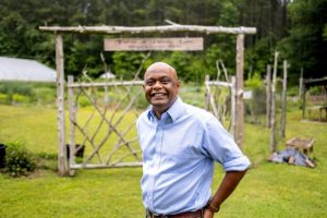 Thava Mahadevan is director of the Farm at Penny Lane and of operations at the UNC Center for Excellence in Community Mental Health. (Jon Gardiner/UNC-Chapel Hill)