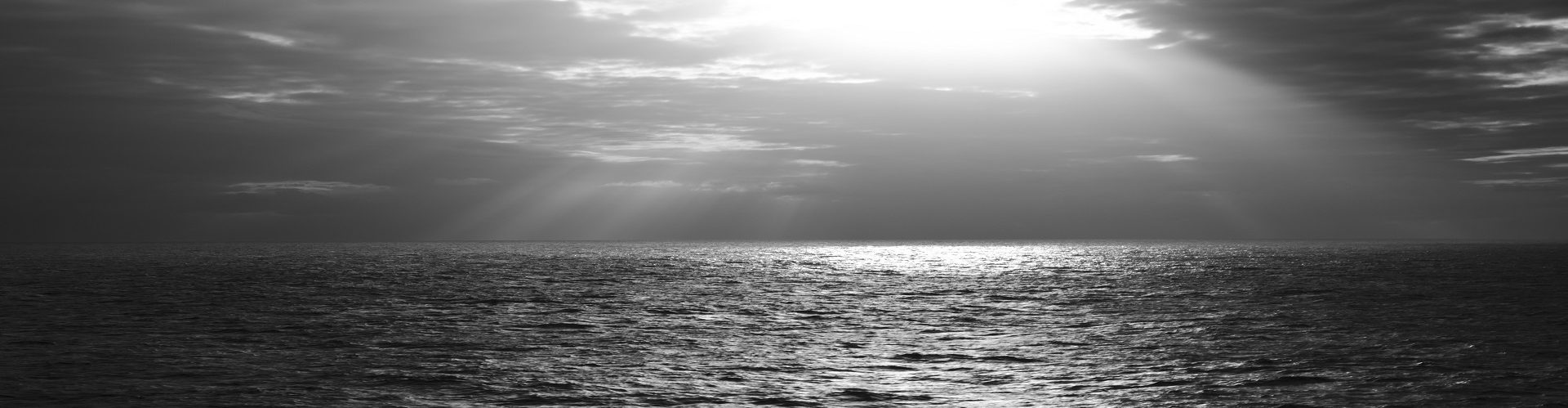black and white ocean image