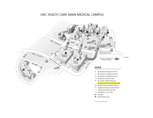 UNC Medical Center Map