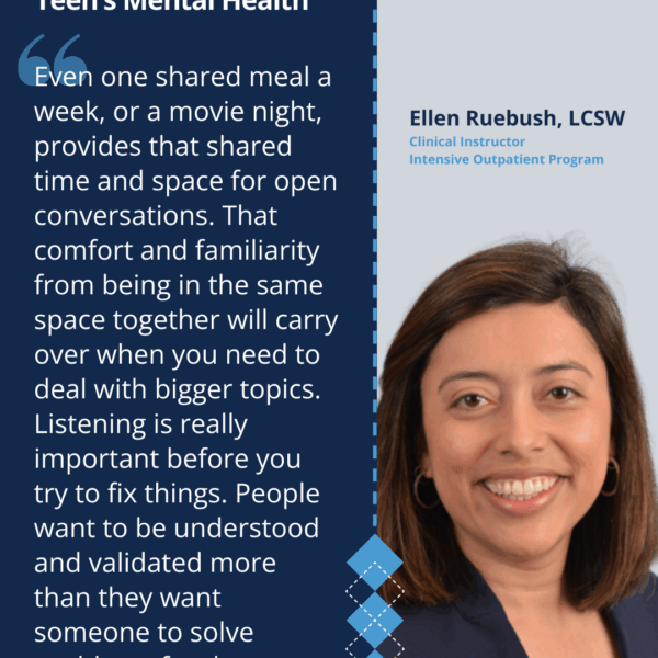 Photo of Ellen Ruebush and preview of her article