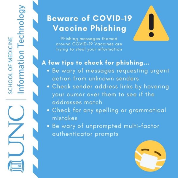 Beware of COVID Vaccine Phishing