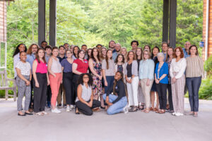 Group photo of staff, students, and faculty