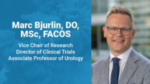 Dr. Marc Bjurlin.